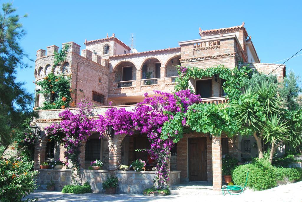 Lesvos Tower House Komninos Szigrí Kültér fotó