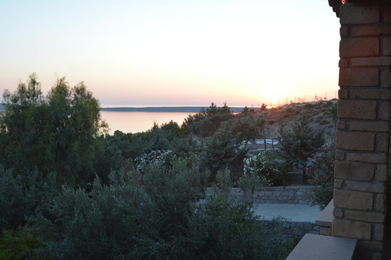 Lesvos Tower House Komninos Szigrí Kültér fotó